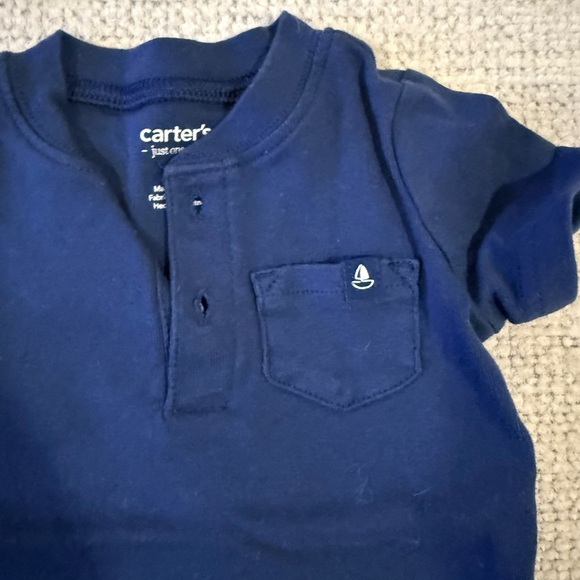 Carter's Navy Blue Baby Shirt - Picture 2 of 4